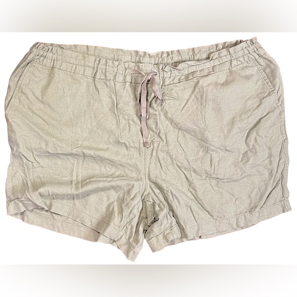 Lot Of 2 Faded Glory Women’s 2X Shorts 1-Green Khaki 1-Pink - Picture 1 of 4